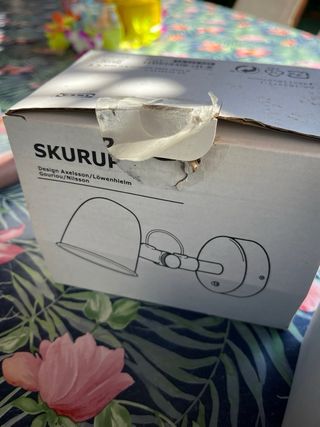 Lámpara de pared SKURUP IKEA negra
