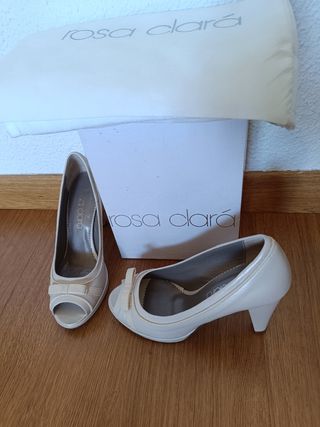 Zapatos Rosa Clará Novia/Madrina Marfil