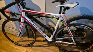 Bicicleta Orbea Aqua Blanca y Roja