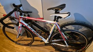 Bicicleta Orbea Aqua Blanca y Roja