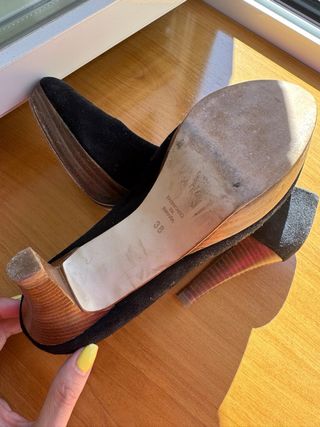 ZENDRA BASIC Zapatos Tacón Negro Talla 38