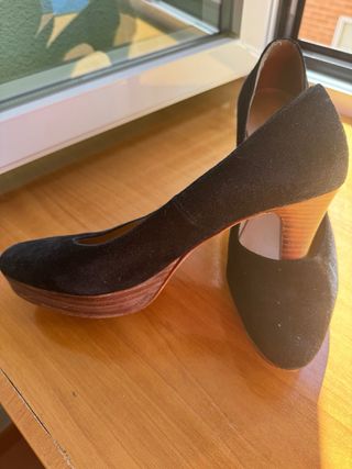 ZENDRA BASIC Zapatos Tacón Negro Talla 38