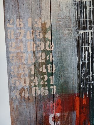 Cuadro Nueva York Metal y Madera