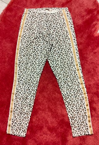 Completo bambina con stampa leopardata