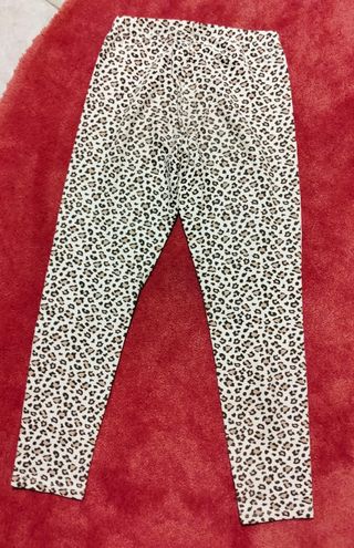 Completo bambina con stampa leopardata