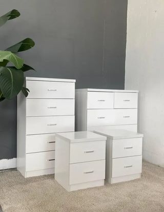 Conjunto dormitorio blanco