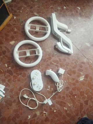 Repuestos Wii: Volantes, Mando y Nunchuk