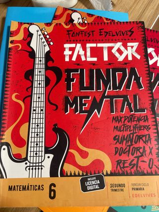 Matemáticas 6 Edelvives Factor Fundamental