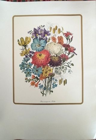 Stampe fiori vintage per quadri