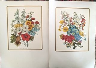 Stampe fiori vintage per quadri