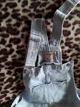 Vestido vaquero peto tirantes lote