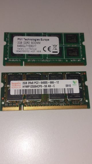 Memoria RAM DDR2 2GB 800MHz Hynix