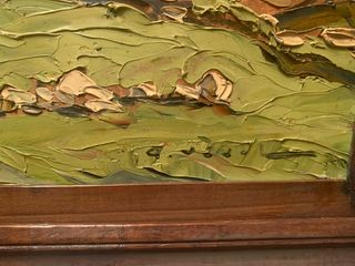 ANTIGUO CUADRO OLEO FRANCES FDO. GUSTAVE VIDAL