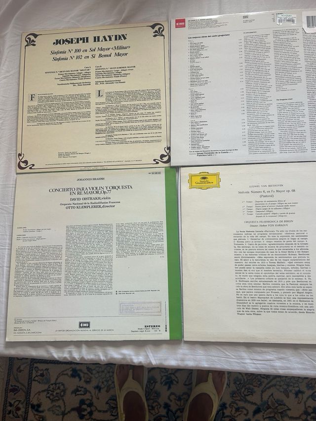 Lote 4 Vinilos Música Clásica