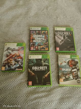 Lote 5 Juegos Xbox 360