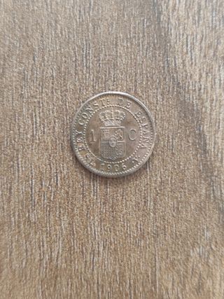 2 monedas de 1 céntimo