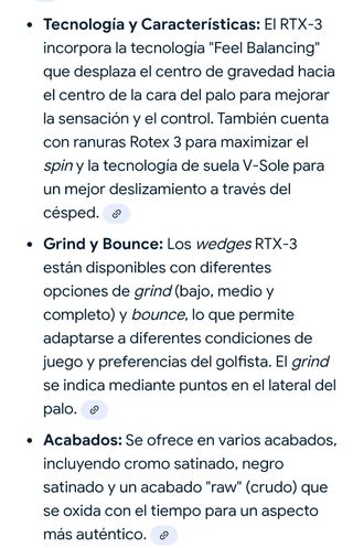 Palo de golf Cleveland RTX-3 52 V-MG