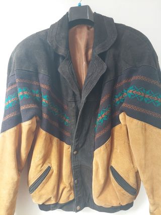 Cazadora de ante caballero
