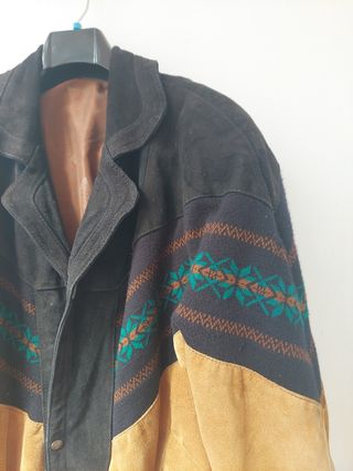 Cazadora de ante caballero