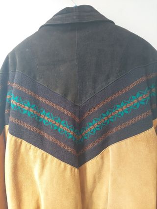 Cazadora de ante caballero