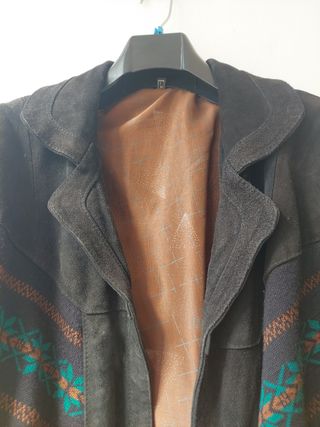 Cazadora de ante caballero