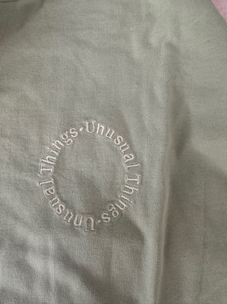 Camiseta Zara verde manga larga