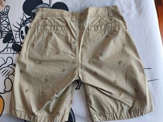 Lote 2 Pantalones Cortos Hombre Beige