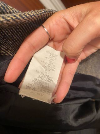 Chaqueta Larga Abrigo Vintage