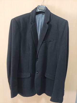 Blazer de invierno hombre gris oscuro