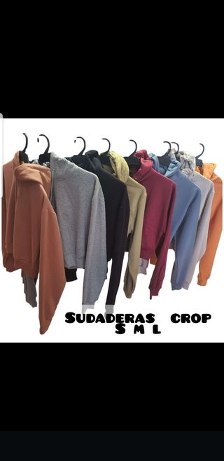 Sudaderas Crop S M L