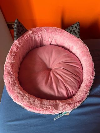 Cucce per cani/gatti grigio/rosa