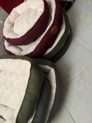Cucce per cani/gatti grigio/rosa