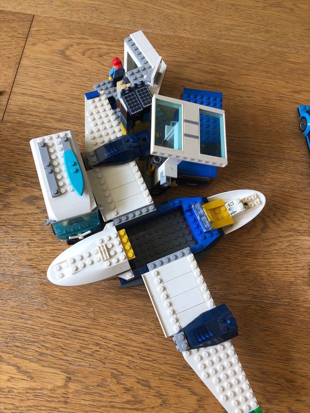 Lote de LEGO: Avión, Helicóptero, Autobús y más