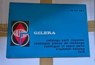 Catalogo Gilera 50 4V CB1 Ricambi 1976