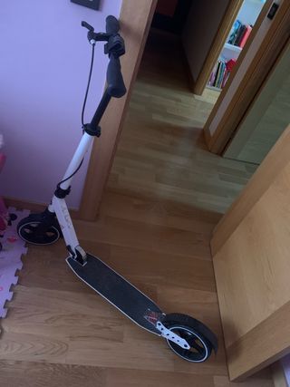 Patinete niño y adulto blanco