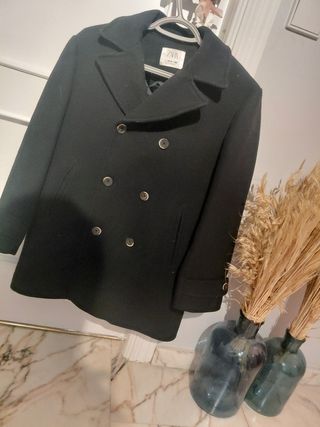 Abrigo Zara Negro Talla 13-14