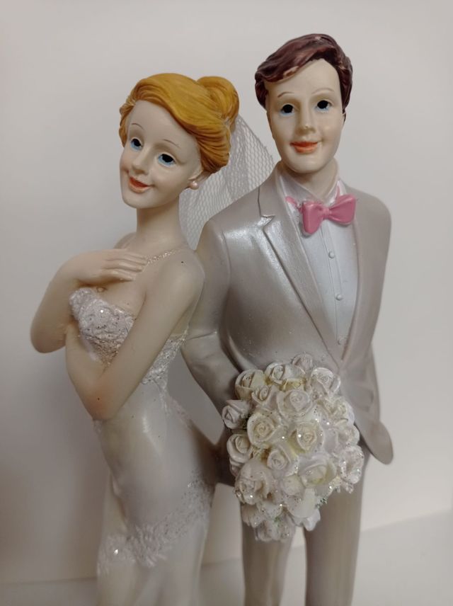 Figura de novios para tarta