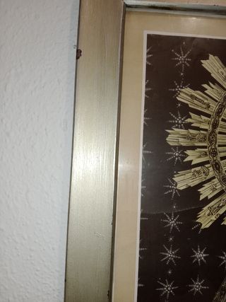 Dos cuadros Virgen del Pilar de la Virgen María l