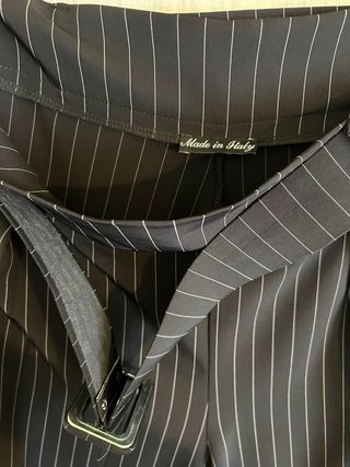 Pantaloni a righe con cintura