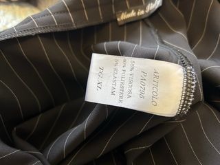 Pantaloni a righe con cintura