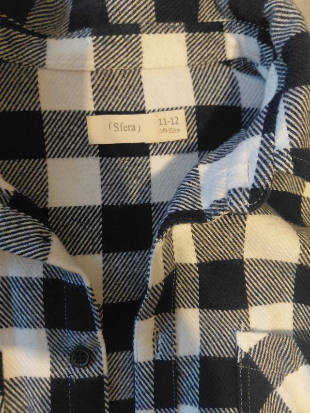 Camisa cuadros Sfera 11-12 años