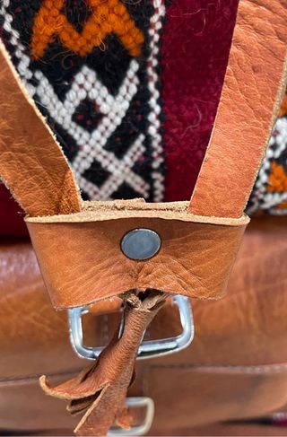 Mochila Piel Étnica Bereber Artesanal