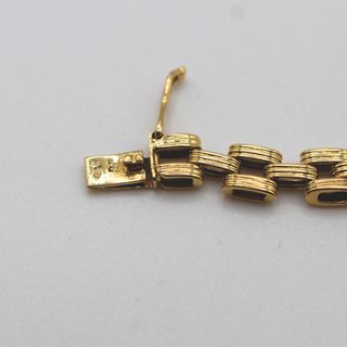 Pulsera Oro 18K, Tipo Cartier, 16.34gr, 20cm