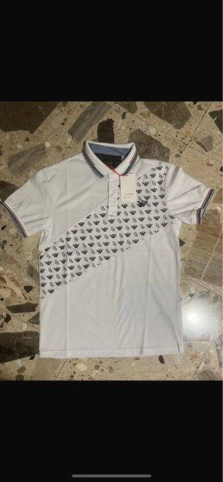 Polo Emporio Armani Uomo Bianco