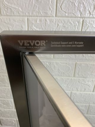 Puerta para armario de barbacoa de acero inox