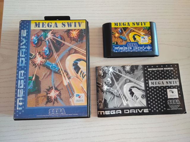 Mega Swiv Sega Mega Drive completo