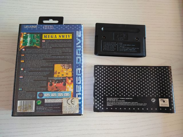 Mega Swiv Sega Mega Drive completo