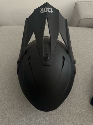 Casco Off-Road Negro Mate 130R Hakone