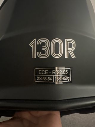 Casco Off-Road Negro Mate 130R Hakone