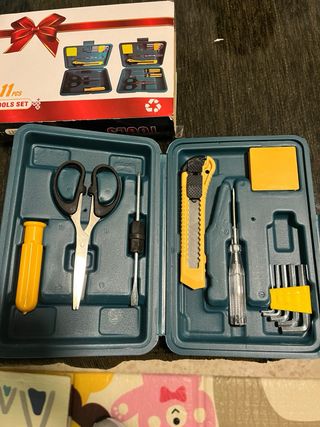 Maletín mini herramientas 11 piezas